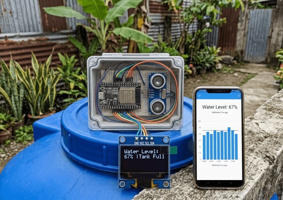 Smart Water Level + Leak Detector